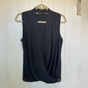 Black silky tank from The Limited size medium